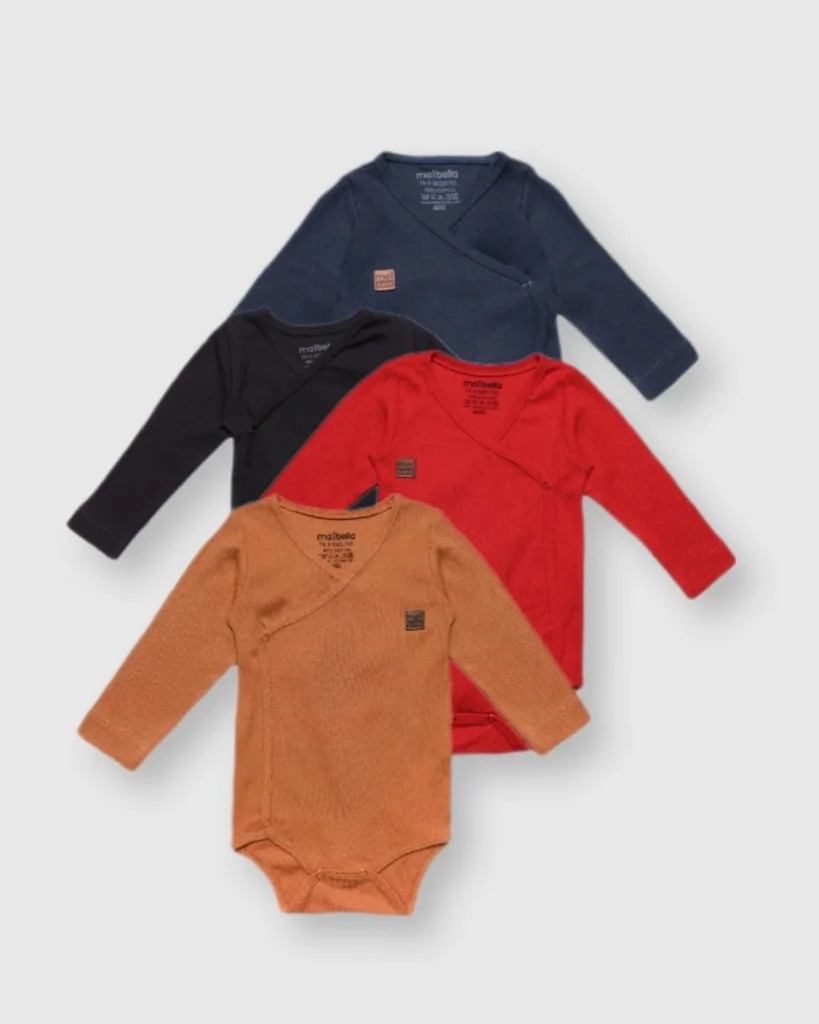 Body Bébé Fille manche longue coton